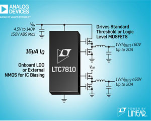 ADI, DC/DC 컨트롤러 LTC7810 출시